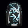 Schulrucksack COOCAZOO MATE mit geometrischem Design und reflektierenden Elementen.