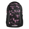Schulrucksack von COOCAZOO in Pink und Schwarz mit abnehmbaren Clips und ergonomischem Design.