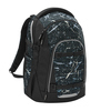 Schulrucksack MATE von COOCAZOO in reflektierendem Splash-Design, seitliche Ansicht.