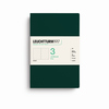 LEUCHTTURM 1917 Notizbuch Jottbook pur 3 St./Pack. DIN A5 punktkariert (dotted) forest green Produktbild pa_produktabbildung_2 S