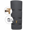 4rain Regentonne QUADRO graphite grey Produktbild pa_produktabbildung_1 S