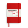 LEUCHTTURM 1917 Buchkalender Medium DIN A5 2027 Softcover cherry Produktbild pa_produktabbildung_1 S