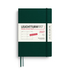 LEUCHTTURM 1917 Buchkalender Medium DIN A5 2027 Softcover forest green Produktbild pa_produktabbildung_1 S