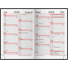 rido/idé Taschenkalender partner/Industrie I DIN A7 2027 Kunststoff bordeaux Produktbild pa_produktabbildung_3 S