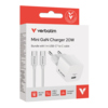 Verbatim Reisenetzteil Mini-GaN inkl. USB-C Ladekabel (bis 60 W) Produktbild pa_produktabbildung_2 S