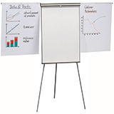 Industrie Flipchart mit Dreibeinstativ