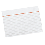 Karteikarte DIN A4 liniert