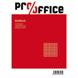 Pro/office Briefblock DIN A4 4fach Lochung