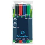 Schneider Whiteboard-/Flipchartmarker Maxx Eco 110 4 St./Pack.