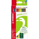 STABILO® Buntstift GREENcolors 12 St./Pack.