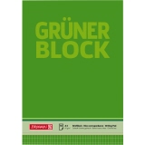 BRUNNEN Briefblock Grüner Block DIN A4