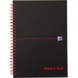 Oxford Collegeblock Black n' Red DIN A5