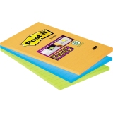 Post-it® Haftnotiz Super Sticky Notes liniert 101 x 152 mm (B x H) 3 Block/Pack.
