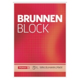 BRUNNEN Briefblock kariert