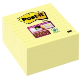 Post-it® Haftnotiz Super Sticky Notes liniert 101 x 101 mm (B x H) 6 Block/Pack.