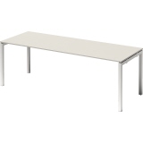 Bisley Schreibtisch Cito 2.200 x 740 x 800 mm (B x H x T) grauweiß