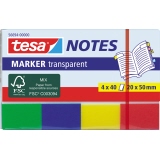 tesa® Haftmarker Marker Notes Neon 40 Bl./Block