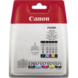 Canon Tintenpatrone PGI-570BK/CLI-571 C/M/Y schwarz, cyan, magenta, gelb