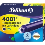 Pelikan Tintenpatrone 4001 TP/6 löschbar 6 St./Pack.