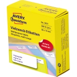 Avery Zweckform Universaletikett 38 x 14 mm (B x H)