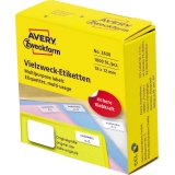 Avery Zweckform Universaletikett 18 x 12 mm (B x H)