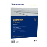 Soennecken Briefblock DIN A4 50 Blatt kariert