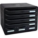 Exacompta Schubladenbox STORE-BOX Mini Black Office schwarz
