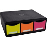 Exacompta Schubladenbox Toolbox Maxi Iderama® 3 Schubladen schwarz