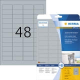 HERMA Typenschildetikett 45,7 x 21,2 mm (B x H) 25 Bl./Pack.