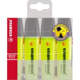 STABILO® Textmarker BOSS® ORIGINAL 4 St./Pack.