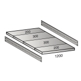 SCHOLZ Fachboden M80 1.200 x 1.000 mm (B x T) 300 kg