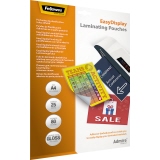 Fellowes® Laminierfolie Admire™ EasyDisplay selbstklebend DIN A4