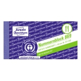 Avery Zweckform Nummernblock