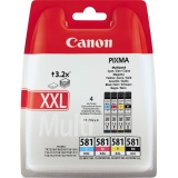 Canon Tintenpatrone CLI-581XXL BK/C/M/Y schwarz, cyan, magenta, gelb