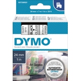 DYMO® Schriftbandkassette D1 24 mm x 7 m (B x L) Kunststoff, 100 % recycelt transparent