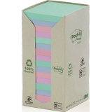 Post-it Recycling Notes farbig Tower Vorteilspack