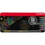 STABILO® Fasermaler Pen 68 metallic 8 St./Pack. Produktbild