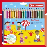 STABILO® Buntstift Trio® dick 24 St./Pack.