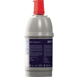 Filterkartusche PURITY C50 Quell ST mit rotem Deckel und Anleitung auf der Rückseite.