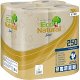 Eco Natural Toilettenpapier 2-lagig 64 Rl./Pack.