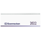 Soennecken Schreibtischquerkalender 2022 1 Woche/1 Seite