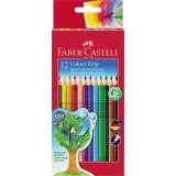 Faber-Castell Farbstift Colour GRIP 12 St./Pack.