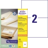 Avery Zweckform Universaletikett Recycling 210 x 148 mm (B x H)
