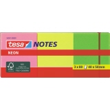 tesa® Haftnotiz Neon Notes 3 Block/Pack.
