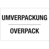 DR-Label Hinweisetikett Umverpackung/Overpack