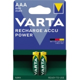 Varta Akku Recharge Accu Power AAA/Micro 2 St./Pack.