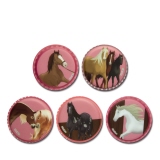 ergobag Ranzen Accessoire Kletties-Set Pferde im Galopp Produktbild