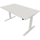 NowyStyl Schreibtisch eModel 2.0 1.400 x 650-1.300 x 800 mm (B x H x T) pure white