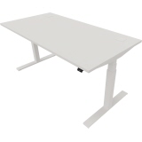 NowyStyl Schreibtisch eModel 2.0 1.600 x 650-1.300 x 800 mm (B x H x T) pure white