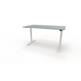 Schreibtisch se:lab e-desk 1.400 x 650-1.280 x 900 mm (B x H x T) fjordgrün